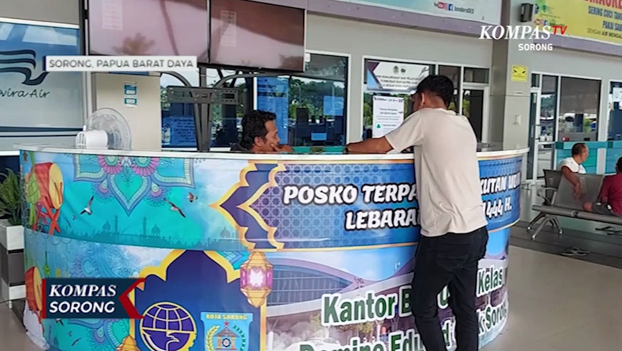 Arus Mudik di Bandara DEO Sorong Capai  5.780 P...