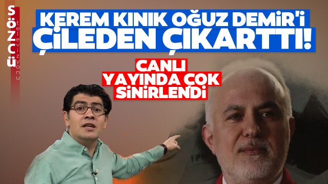 Oğuz Demir Canlı Yayında Kerem Kınık'a Ateş Püskürdü 'Bu Adam İçin Değil!'