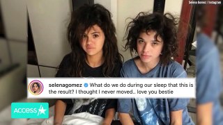 Selena Gomez Rocks BED HEAD & Sweatpants In Hilarious Throwback Pic