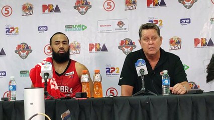 Barangay Ginebra postgame press conference after Game 3 win in 2023 PBA Governors' Cup finals