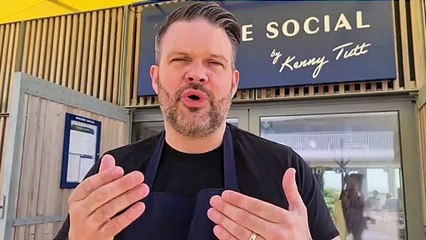 WATCH: Kenny Tutt, BBC Masterchef champion thanks his Worthing Bayside Social customers