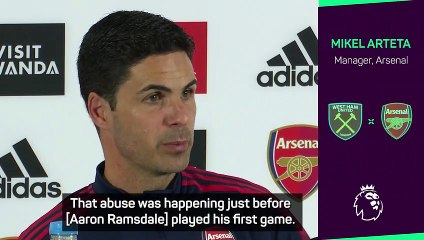 'Ramsdale was getting abused before he kicked a ball' - Arteta