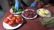 Gastronomi kenti Elazığ'da iftar menüsünün vazgeçilmezi saç tava oldu