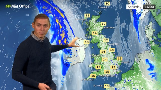 Met Office Afternoon Weather Forecast 15/04/23 – Sunny spells, some eastern showers