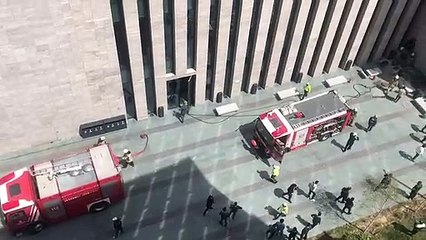 Taksim AKM'de yangın!