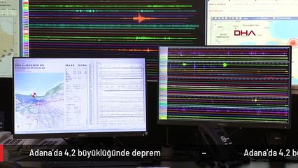 Adana'da 4.2 büyüklüğünde deprem