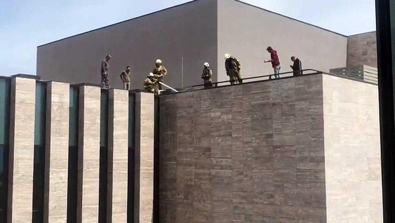 Atatürk Kültür Merkezi'nde yangın çıktı