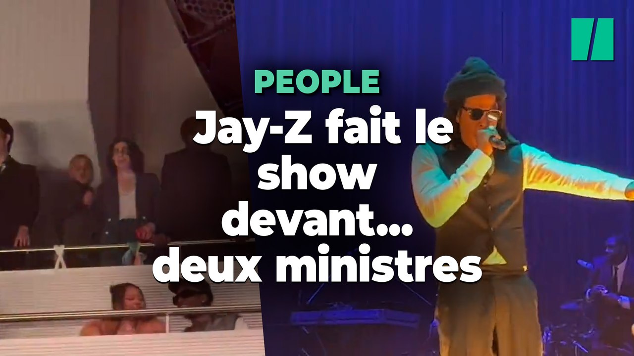 Jay-Z fait le show à la fondation Vuitton devant Rima Abdul Malak et Hervé Berville