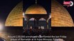 Around 2,50,000 worshippers performed the last Friday prayer of Ramadan at Al Aqsa Mosque, Palestine |@Voiceupmedia