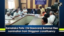 Bommai files nomination from Shiggaon constituency