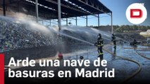 Arde una nave de basuras en Valdemingómez (Madrid) sin provocar heridos