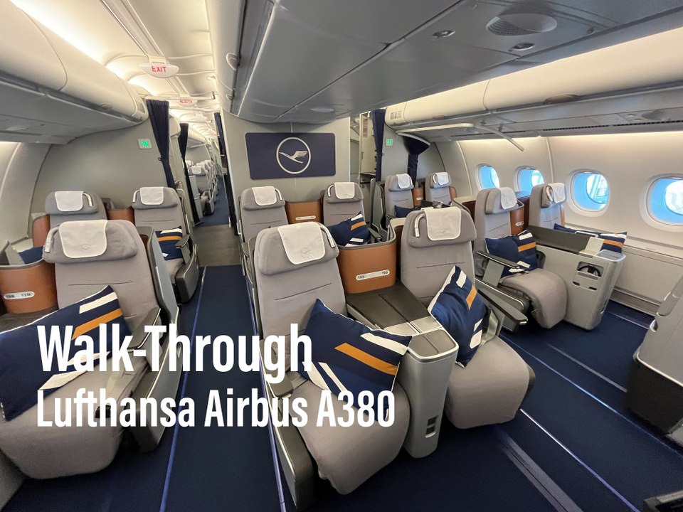 Walk-Through Lufthansa Airbus A380-841 D-AIMK: zurück in München 12.04.2023