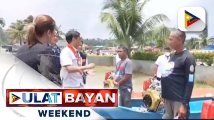 PBBM, personal na naghatid ng tulong sa mga apektado ng oil spill