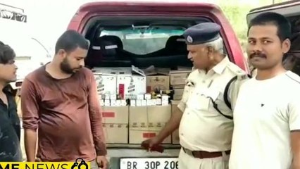 भोजपुर: लक्ज़री गाडी से पुलिस ने शराब तस्करी का किया उद्भेदन, तस्कर गिरफ़्तार