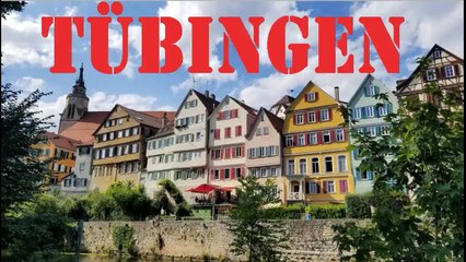 Walking in Tübingen, Germany.