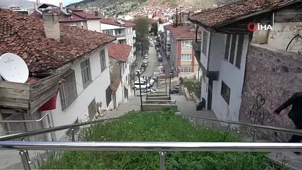 Tokat'ta ki bu merdivenler iki mahalleyi birbirine bağlıyor uzunluğu ile dikkat çekiyor
