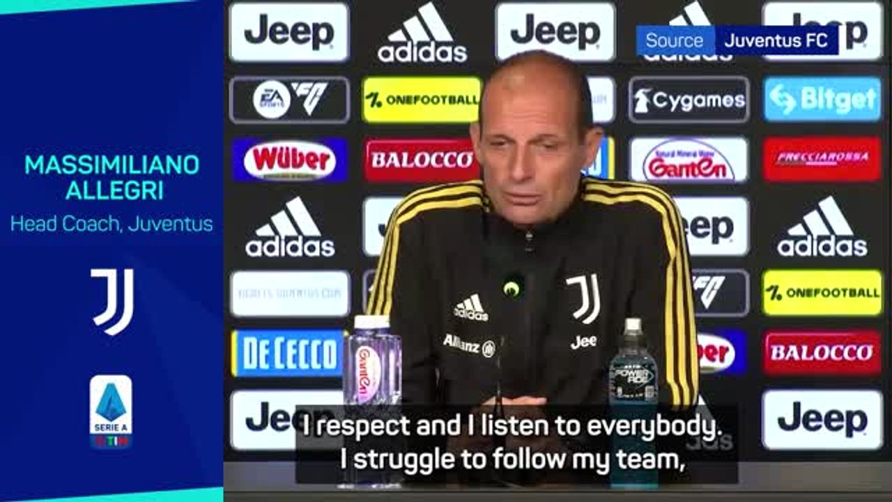 Allegri hits back at Sousa for comments about Juve's squad