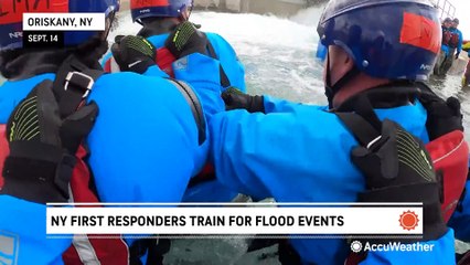 New York first responders train for flood events