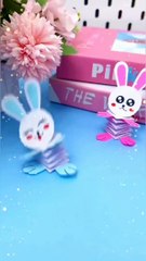 Paper Jumping Rabbits Crafts