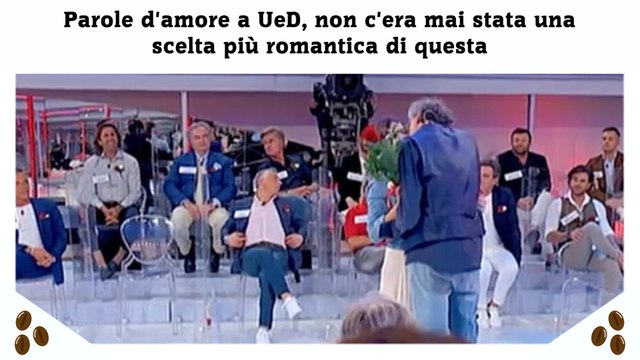 Parole d'amore a UeD, non c'era mai stata una scelta più romantica di questa