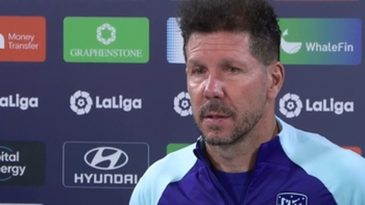 Simeone: "No me imagino otra cosa que un grandísimo partido de Correa"