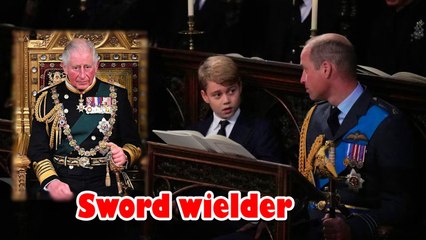  Prince George to carry a sword at King Charles’s coronation ‘to protect grandfather’