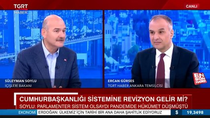 Süleyman Soylu: Eğer parlamenter sistemde olsaydık pandemide hükümet düşmüştü