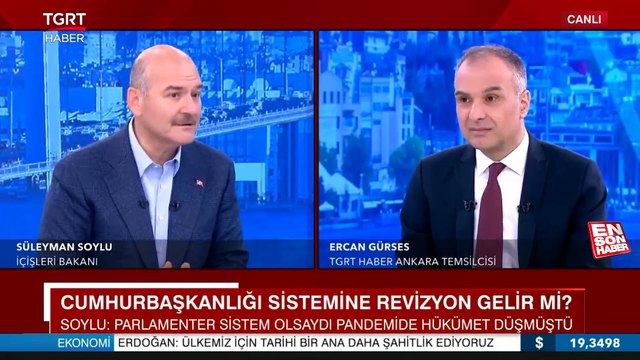 Süleyman Soylu: Eğer parlamenter sistemde olsaydık pandemide hükümet düşmüştü