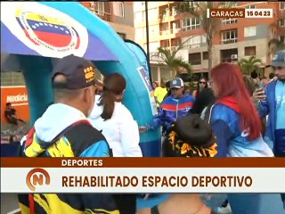 Inauguran cancha deportiva en Ciudad Tiuna para el sano esparcimiento
