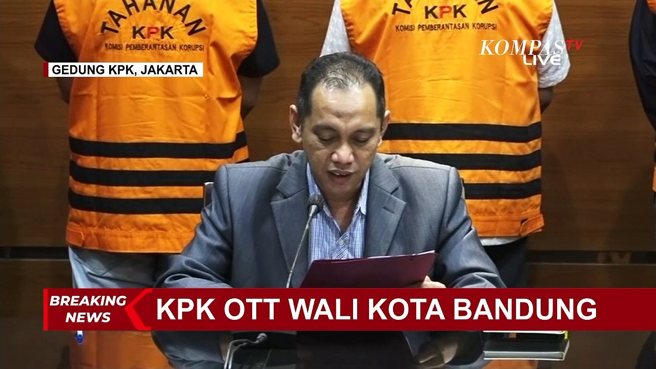 Wali Kota Bandung, Yana Mulyana Jadi Tersangka Suap Pengadaan Barang dan Jasa Bandung Smart City