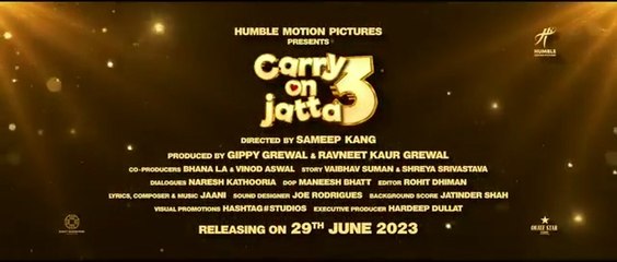 CARRY ON JATTA 3 (Teaser) Gippy Grewal