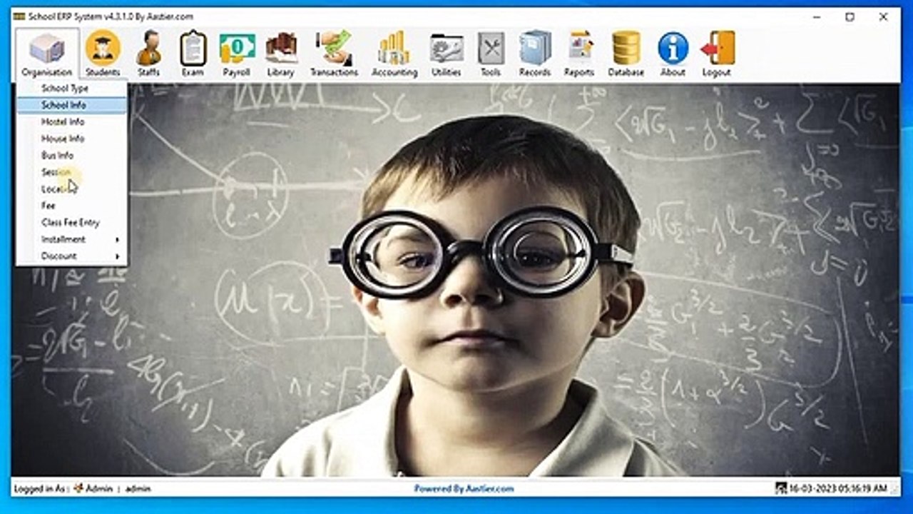 School ERP Software For Fee Management  Free Download | Best Free ERP Software for School Management Demo-(480p)