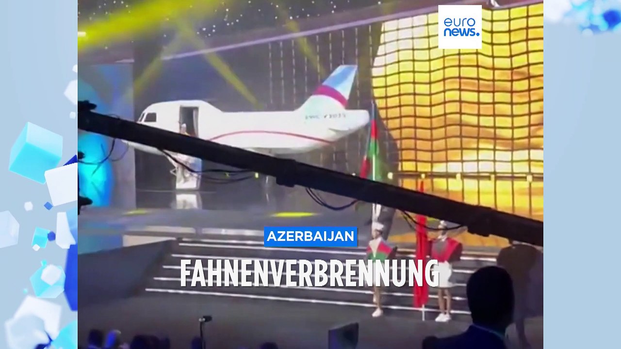 Wettbewerb abgebrochen, nachdem ein Mann eine Flagge angezündet hat