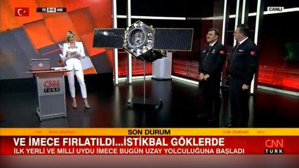 TÜBİTAK Başkanı Prof. Dr. Hasan Mandal CNN Türk'te Milli "İmece Uydusu"nun yeteneklerini anlattı