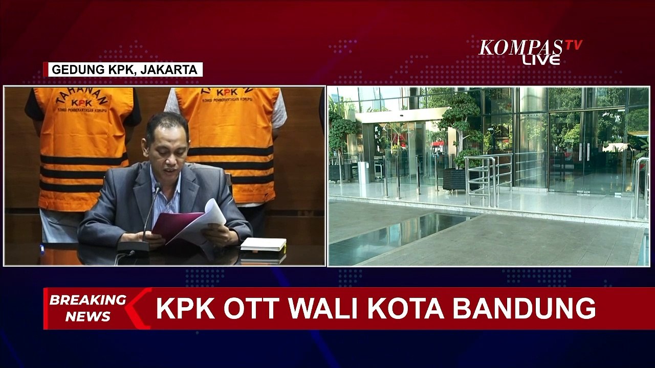[FULL] KPK Beberkan Kronologi Hingga Fasilitas yang Didapat Wali Kota Bandung dari Suap Smart City