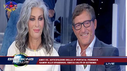 Amici 22, anticipazioni della 5ª puntata: Federica  Ramon allo spareggio, Cricca salvo in extremis