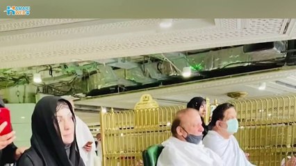 Nawaz Sharif Performing Umrah with Family _ Nawaz Sharif and Maryam Nawaz In_HD