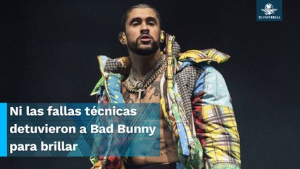 Con todo y fallas técnicas, Bad Bunny se presenta en Coachella