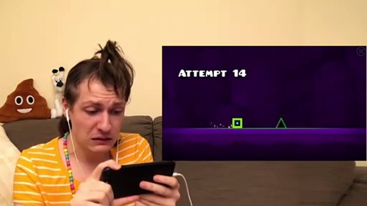 The Amazing World of Queen Mattéo - Nadège Candle - Nadège qui joue a Geometry Dash