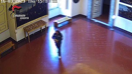 Ruba piastrella da Reggia di Caserta, 42enne denunciato - Video