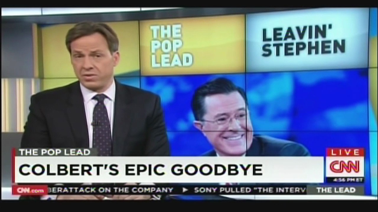 Colbert's Epic Goodbye - "The Colbert Report" finale with Jake Tapper