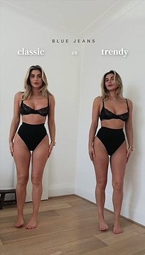 Vote - classic or trendy_ blue jeans styling #bluejeans #jeans #ootdinspo #jeansoutfit