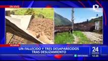 Huaral: continua la búsqueda de personas desaparecidas tras derrumbe de cerro