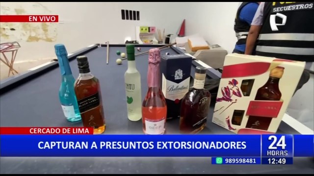 Cercado de Lima: PNP desarticula presunta banda criminal dedicada a la extorsión