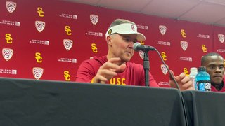 Lincoln Riley speaks following USC football's spring game
