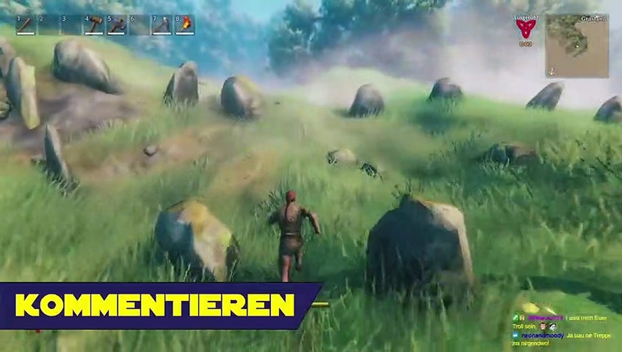 Mit dem Knüppel durch die Gegend. Valheim #3