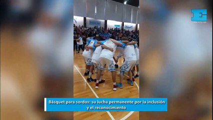 Básquet para sordos: su lucha permanente por la inclusión y el reconocimiento