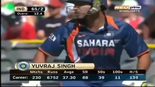 Yuvraj Singh 87 (60) vs New Zealand  India vs New Zealand 2009 3rd ODI  Christchurch