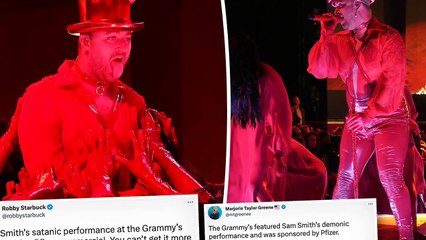 Sam Smith slammed for ‘satanic’ and ‘grotesque’ tour performance