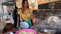 Big Portion! The Most Famous Chicken Noodle in Bangkok Served By Beautiful Thai Lady#Bikini #lookhot #lookbook #thaigirls #hot #hotgirls #beauty #swim